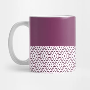 half diamond half color Mug